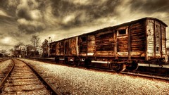 HDR Photography trains