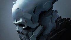 Head artwork futuristic