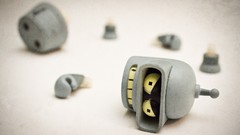 Head Robots Bender Futurama