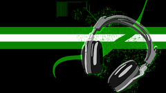 Headphones abstract artwork Music