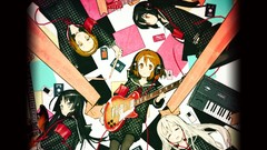 Headphones Anime akiyama mio k - on nakano azusa hirasawa yui 