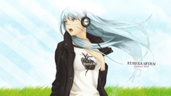 Headphones Anime anime girls eureka seven