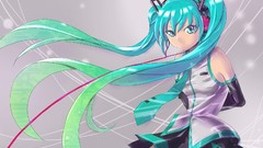 Headphones Anime anime girls hatsune miku vocaloid twintails