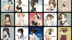 Headphones anime girls