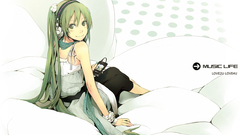 Headphones anime girls