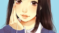 Headphones anime girls