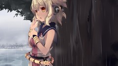 Headphones anime girls touhou video games toyosatomimi no miko