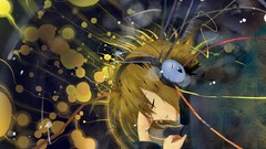 Headphones Anime k - on tainaka ritsu artwork