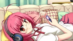 Headphones Anime long hair