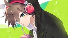 Headphones Anime male anime girls danganronpa anime boys Naegi 