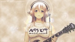 Headphones Anime Manga guitars anime girls digital art