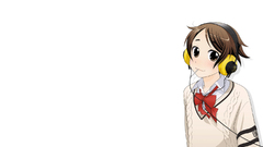 Headphones Anime Simple Background