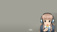 Headphones Anime Simple Background