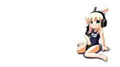 Headphones Anime Simple Background