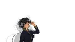 Headphones Anime Simple Background