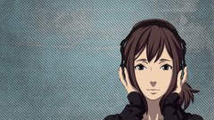 Headphones Anime smiling anime girls vector art Time of Eve 