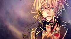 Headphones Army military gloves blondes green eyes headsets 