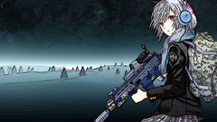 Headphones assault rifle Anime
