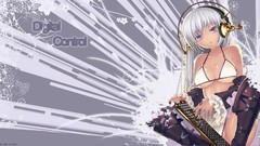 Headphones bikini Flowers ecchi