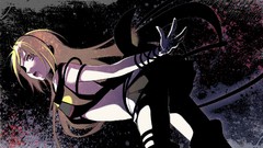 Headphones blondes long hair vocaloid Lily (Vocaloid)