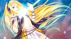 Headphones blondes vocaloid anime