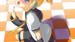 Headphones blondes vocaloid kagamine