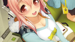 Headphones boobs Metro red