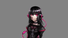 Headphones brunettes girl gia