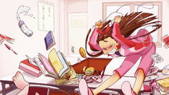 Headphones brunettes Music ipod