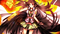 Headphones brunettes video games