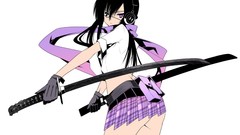 Headphones brunettes white Katana