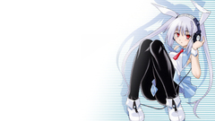 Headphones bunny girls Simple