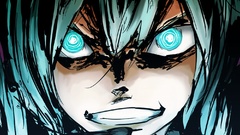 Headphones close-up vocaloid hatsune