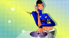 Headphones DJ vectors