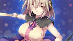 Headphones dress Ribbons belts blondes bracelets anime girls 