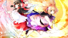 Headphones dress socks blondes long hair brown eyes brunettes 