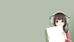 Headphones girl Anime