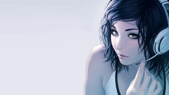 Headphones girl Anime girls