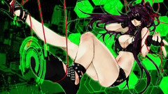 Headphones Green Music vocaloid
