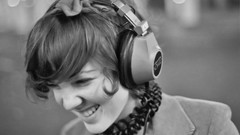 Headphones greyscale