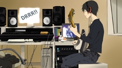 Headphones guitars durarara orihara