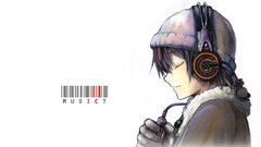 Headphones hats Simple Background