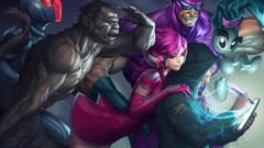 Headphones hood glasses Characters sitting short hair redheads 