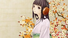 Headphones Japanese clothes