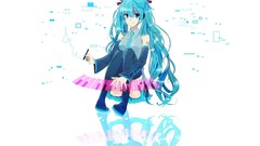 Headphones keys tie white background pens sitting reflections 