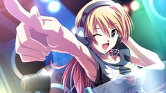 Headphones Music anime girls