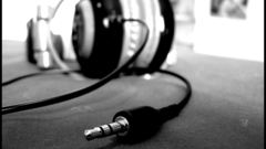 Headphones Music grayscale monochrome