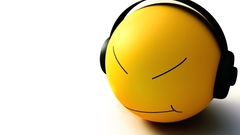 Headphones Music smiley