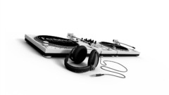 Headphones Music turntables