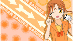 Headphones orange Anime